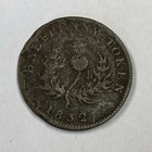 1832 Providence Of Nova Scotia Half Penny Canada Token    Well Circlated