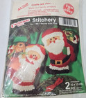 Christmas Needle Craft Set Of 3 Yarn Ornament Kits Mcneill  1861 1864   1868 New