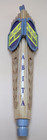 Beer Tap Handle Abita Twin Turbo Craft Beer 3-sided Wooden Fleur-de-lis 14 