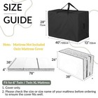 Folding Mattress Storage Bag For 4  Twin   Twin Xl  Waterproof Foldable Mattr   
