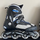 Bladerunner Advantage Inline Skates Rollerblades Mens 9 Abec 7 Blue Gray Black