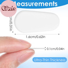 Nose Pads For Glasses Anti Slip   20 Pairs Ultra Thin Silicone Adhesive Nose Pad