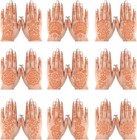 18 Sheets Henna Stencils Henna Tattoo Stencil Kit  Hand Henna Tattoo Stencils