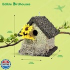 Edible Birdhouse - Birdseed Bird Feeder  Wooden Birds Houses Cove