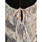 Nwt Ambiance Satin Floral Smocked Cami Size L   Coquette Cottagecore