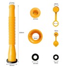 5x Gas Can Spout Nozzle Vent Kit Replacement For Old Style Caps Plastic Gas Cans