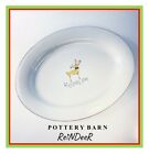 Pottery Barn Rudolph Platter Reindeer Dessert Plates Set Of 9 No Box