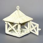 Vintage Japanese Mountain House Hanging Cast Iron Lantern Oriental Asian 6    X 5   