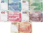 Hong Kong 20 50 100 500 1000 Dollars 2015 P 341e-345e Unc Boc Set 5 Pcs