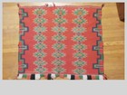Early Navajo Germantown Sunday Saddle Blanket Vintage 29 X 32