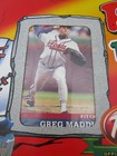 Post Empty Cereal Box 2001 Fruity Pebbles  2 Mlb Trading Cards Still Attached 