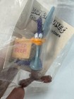 Set Of 2 Vintage Looney Tunes Collector Figurines Wile E Coyote Roadrunner Shell