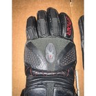 Spyder Ski Gloves Black Insulated Knuckle Protection Long Cuff Pair