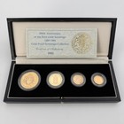 1989 500th Anniversary Of The First Gold Sovereign Fractional Set - Net 2 Oz