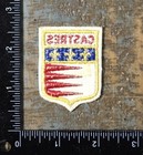 Vintage Castres France Coat Of Arms Crest Travel Souvenir Patch 1960   s Felt