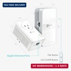 Tp-link Av1000 Powerline Ethernet Adapter Wifi Extender Kit  Passthrough