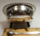 Gorham Sterling Silver Footed Bowl Salt Cellar 1892 Hallmark Spoon 58g Not Scrap