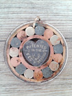Antique Quake Medicene Dr  Richardson s Magneto Galvanic Battery Medallion 1880