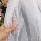 63 Inch  10 Yards Tulle Fabric Bolts Spool  Polyester Netting White Tulle Rolls F