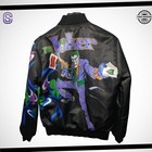 The Joker Vintage Batman Jacket   Rare Jeff Hamilton Bomber Jacket   Gift