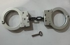 American Handcuff Company Aluminum Model A-105 Ultralite Handcuffs With Key