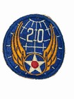 Vtg Wwii Us Army Air Corp 20th Air Force Patch 2 5 