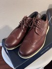 Cole Haan Men   s Brown Leather Wingtip Brogue Lace-up Dress Shoes 13w
