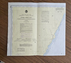 Vtg  Noaa Nautical Chart Map  14909 Lake Michigan Wisc green Bay 35x48   1975 