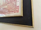 1960s Vintage Thailand Thai Temple Rubbings Red