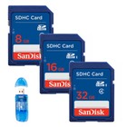 Sandisk 64gb 32gb 16gb 8gb Sd Sdhc Hd Video Flash Memory Card Class 4 For Camera