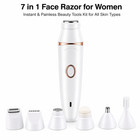 Painless Razor Rechargeable Facial Hair Remover For Women Eyebrow Trimmer
