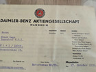 Mercedes-benz Wwii Ww2 Documents     Original Lot Of 3 Wartime Letters W  Stamps