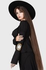 Shirt Long Sleeve Top Choker Neck Long Sleeve Women New Goth Alternative