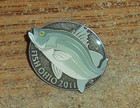 2011 Fish Ohio Pin Award white Bass very Nice 