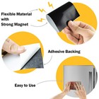12 Strong Flexible Self Adhesive Magnetic Sheet 8x10 20mil For Photo Album Craft