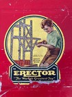 Vintage 1938 A c  Gilbert Erector Set No  7 1 2 Engineer   s Set Red Metal Case