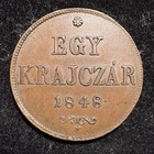 1848 Hungary Revolution 1 Krajcz  r Pleasant Higher Grade