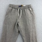 Polo Ralph Lauren Pants Youth Medium Gray Fleece Joggers Sweatpants Logo Boys