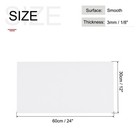 Abs Plastic Sheet 24 Inch X 12 Inch X 0 12 Inch Abs Styrene Sheets White 6 Pcs