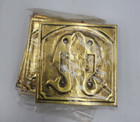 Heavy Solid Brass Light Switch Plate Cover Vintage Double Dolphin Nautical New