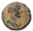 Hadrian 117-138 Ad Ancient Roman Bronze Coin Chalkis Chalcidice Nice Example