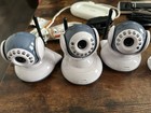 Untested - Lot Of 13  Indoor Outdoor Web Baby Security Cameras Accessories