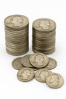  1 Face Value  4 Quarters      90  Silver Coins Pre-1965   Washington   Liberty