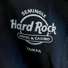 Nwt Hard Rock Seminole Hotel Casino Tampa Jacket Ladies Sz 3xl Black Zip Pockets