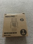 Lot Of 2 Restmo Water Flow Meter With Brass Inlet Water Tank Filling