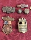 Vintage Lot Gar Grand Army Republic Medals Civil War Wwi Veterans Badges Pins