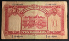 1948 Hong Kong  10 The Chartered Bank Of India  Australia   China