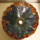 Tiffany Style Stain Glass Flower Lamp Shade 14 5 Wide 9inches Long