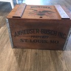 Vintage Budweiser Anheuser-busch 1876-1976 Centennial Wooden Beer Crate Box