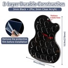 Guitar Pick Holder Wall Mount - Acrylic Guitar Pick Display Case For 23 Picks